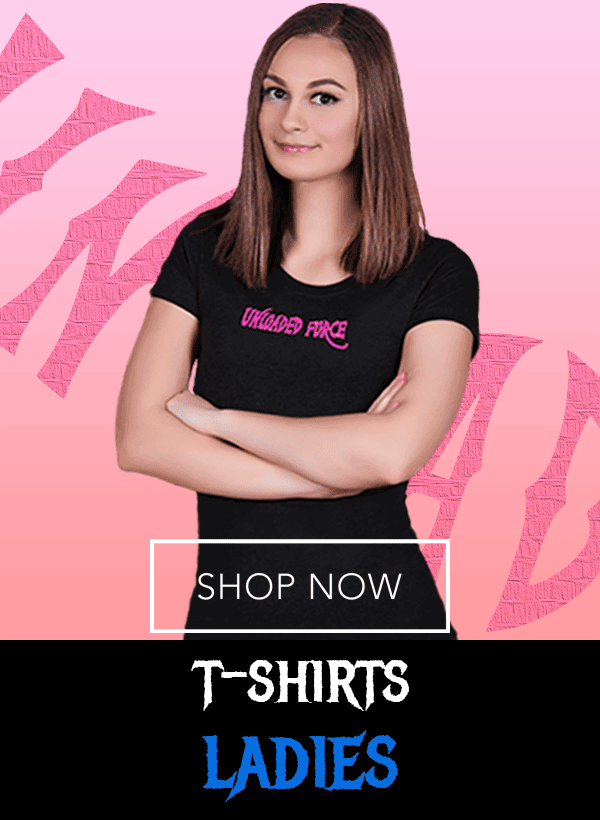 Unloaded Force Triblend Ladies T-Shirt. Lightweight, comfy, and durable. 50% polyester, 25% combed ring-spun cotton, 25% all-in which gives an extremely soft touch.