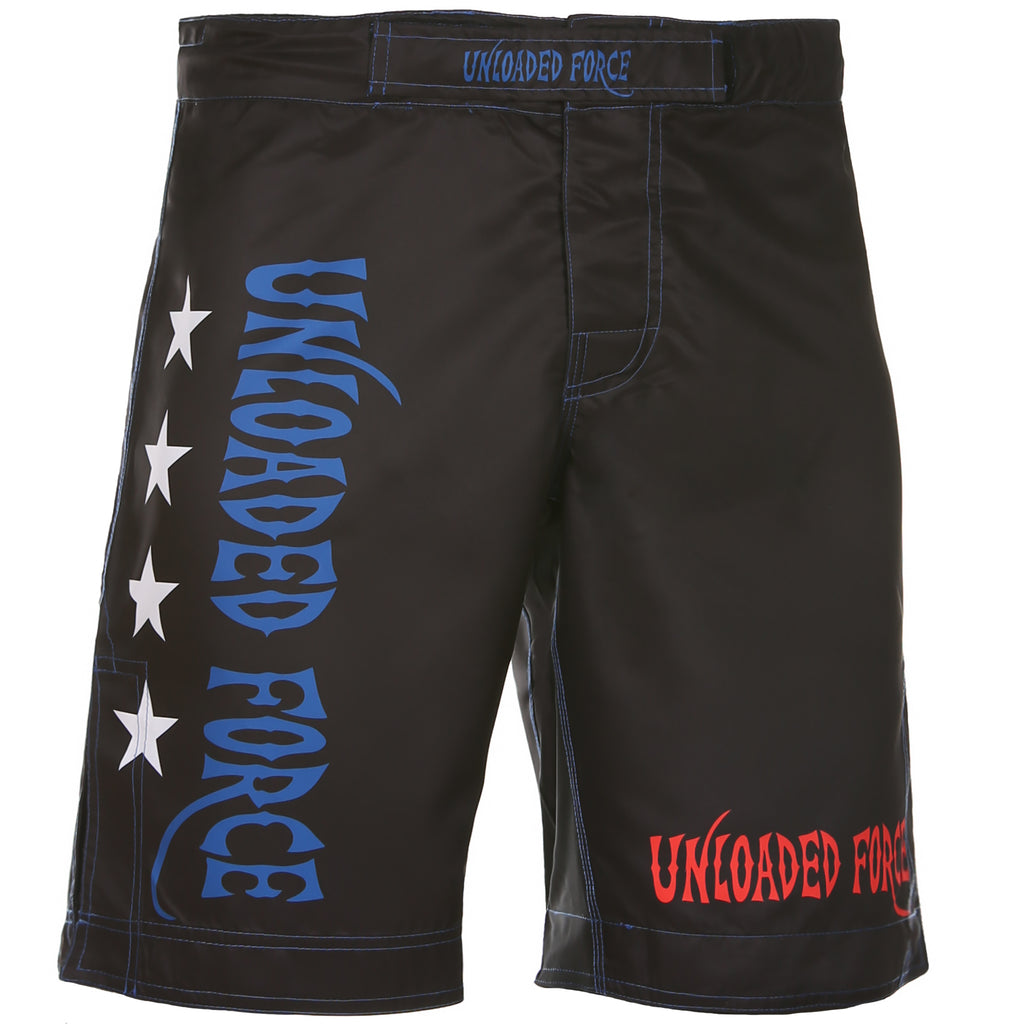 Best MMA Shorts USA - Unloaded Force - MMA Shorts Mens - Kickboxing 